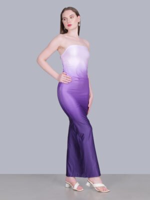 Twilight Bloom Strapless Gown Dress