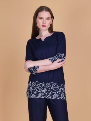 Midnight Petal Co-ord Set