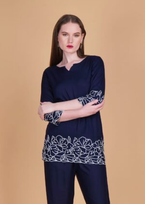 Midnight Petal Co-ord Set