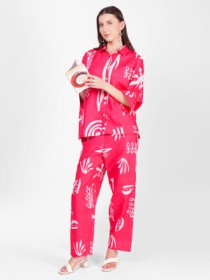Pink Pop Art Co-ord Set