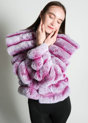 Velvet Orchid Fur Jacket